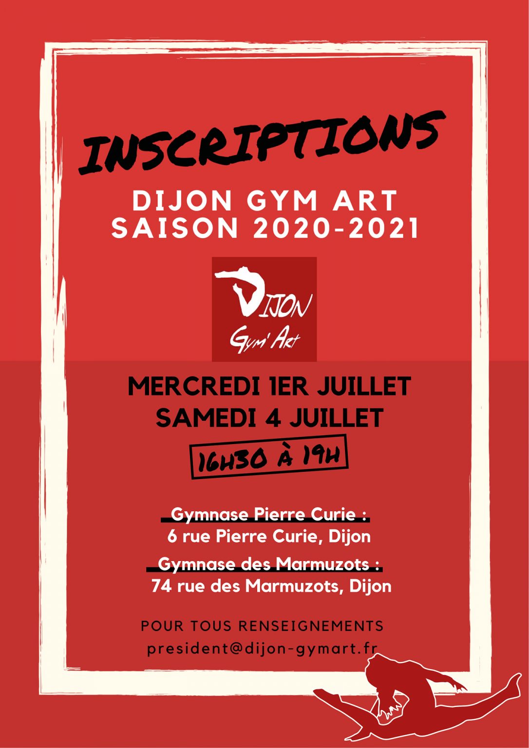 Dijon Gym Art se prépare pour la rentrée